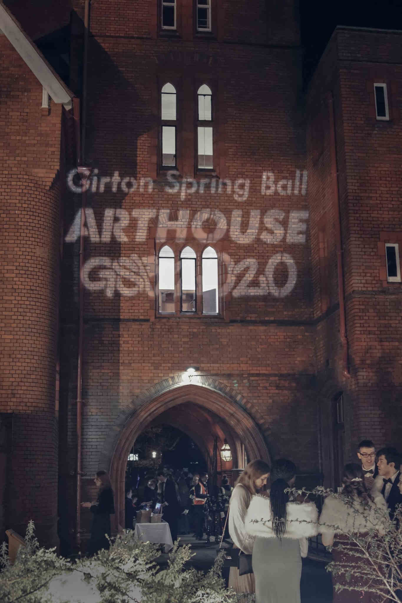 Girton College Spring Ball entrance