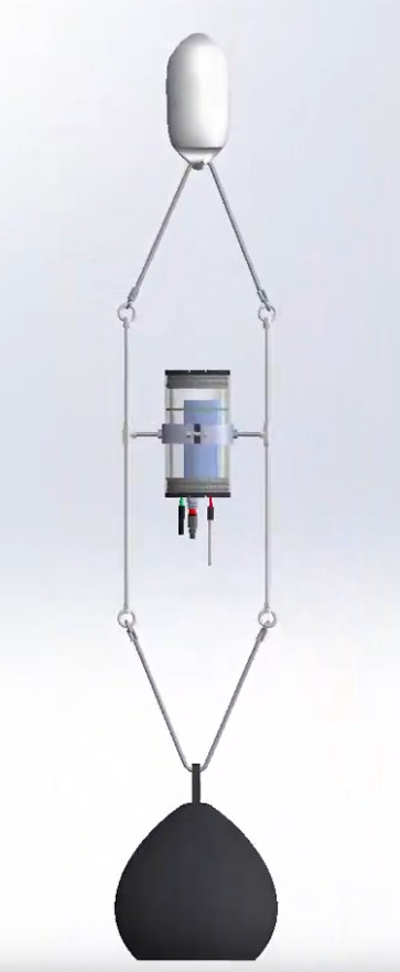 Solidworks Render of Water Monitoring Station